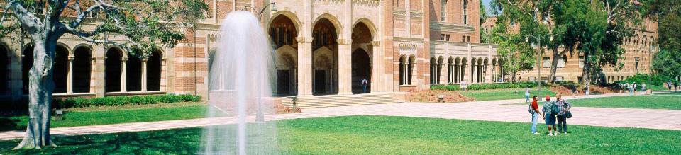 Royce Hall fountain